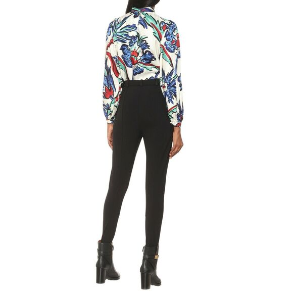 Tory Burch SIZE 12 High Rise Stretch Breech Black Equestrian Riding Pant - Picture 2 of 12